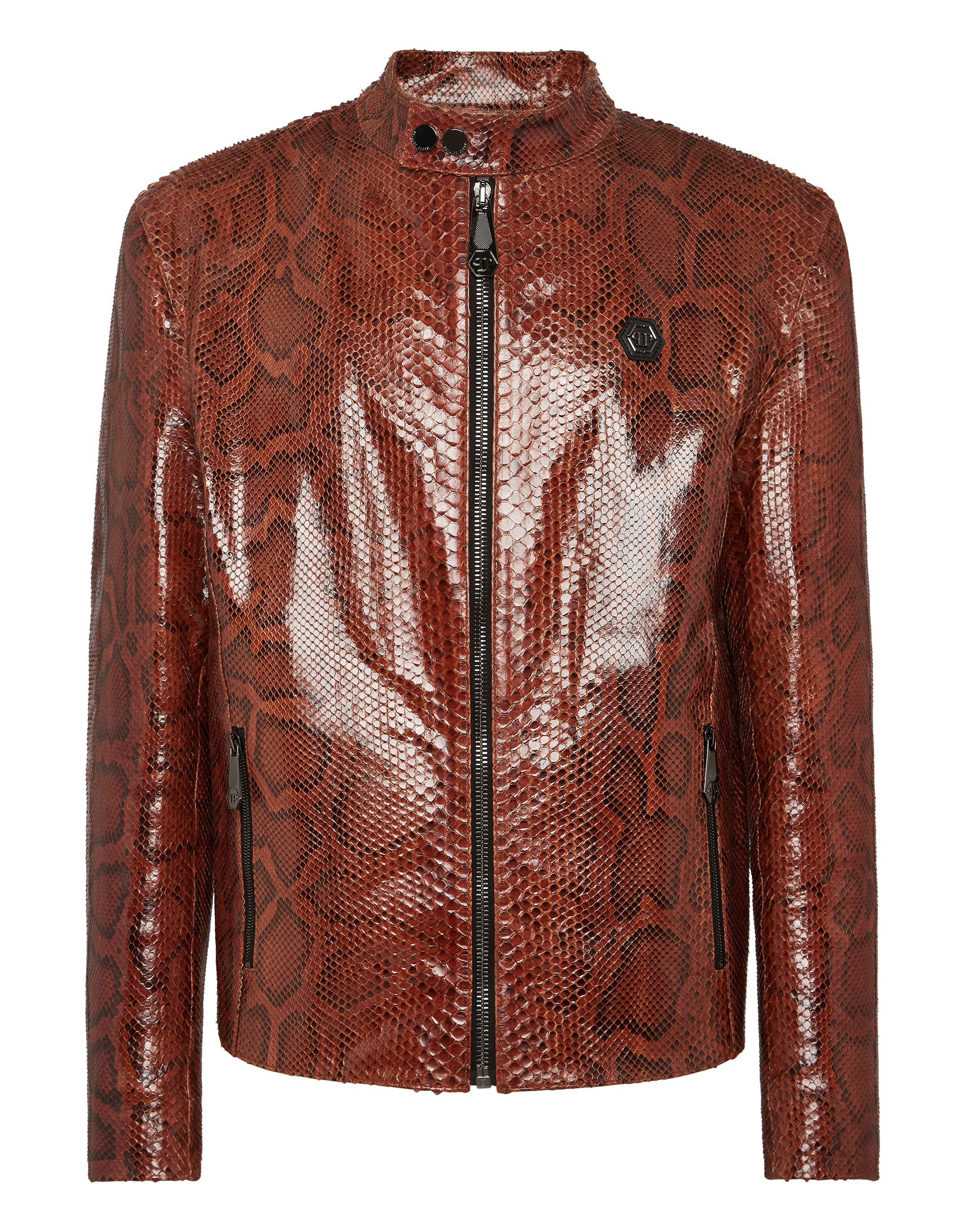 Real Python Leather Jacket