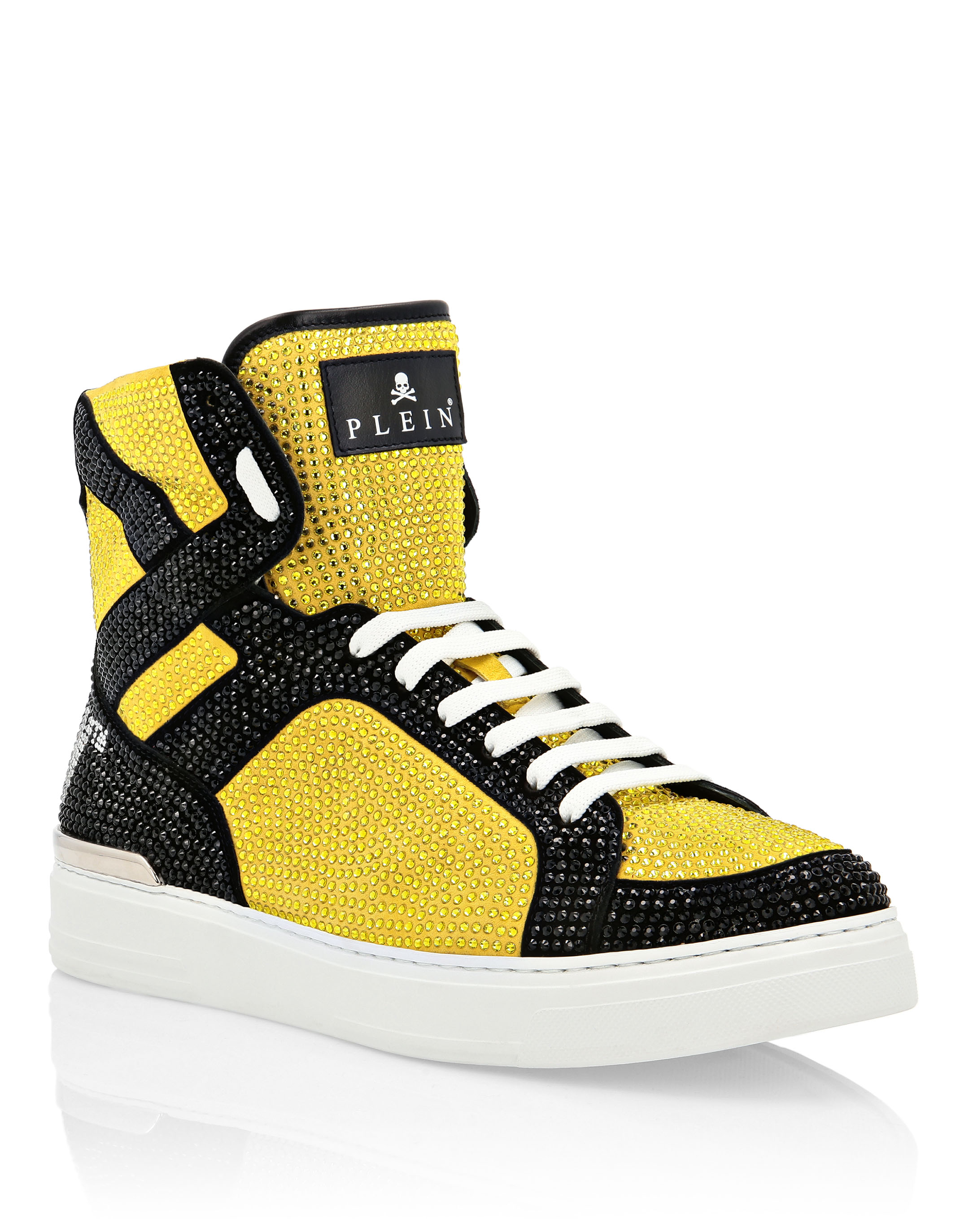 philipp plein yellow sneakers