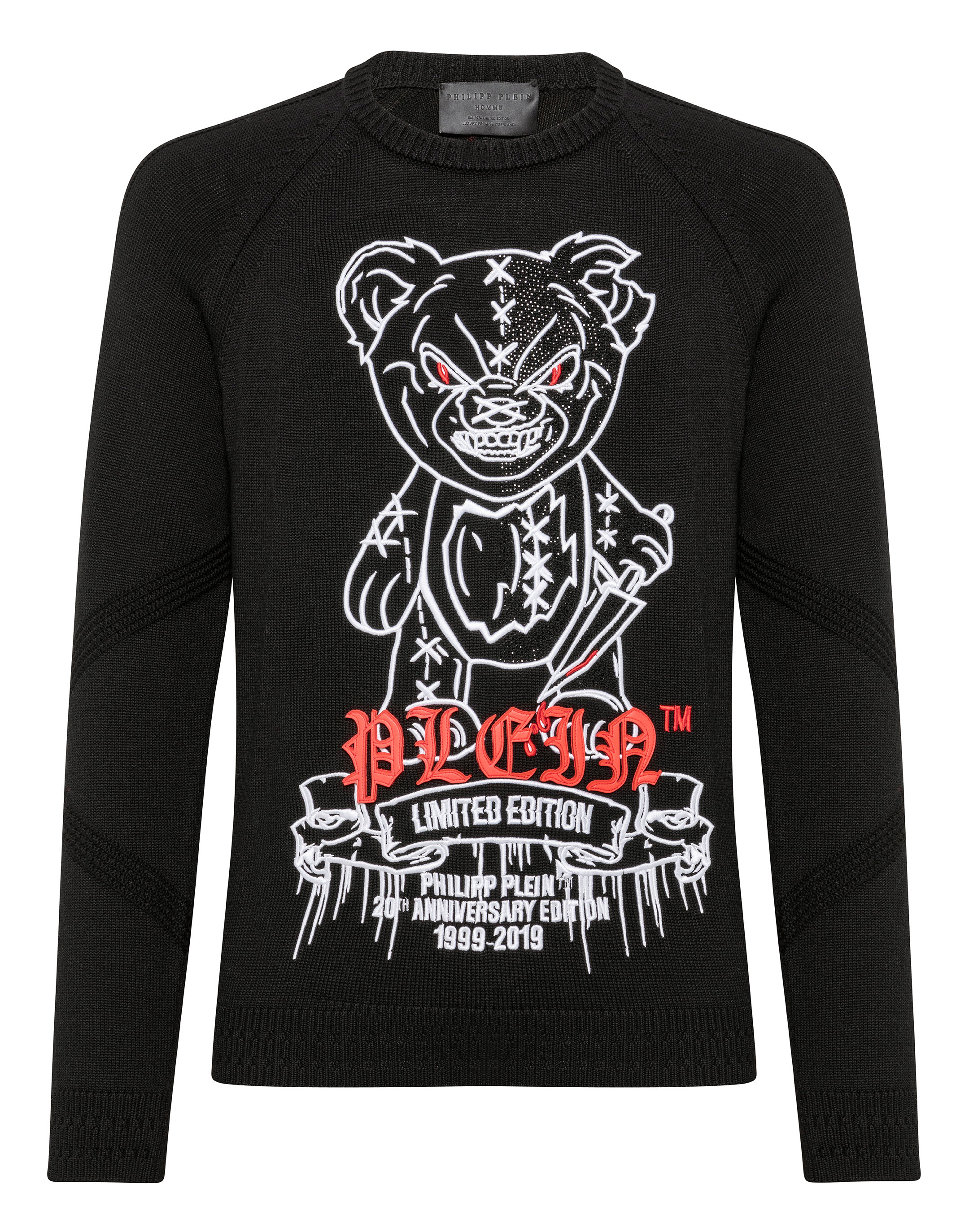 philipp plein teddy bear sweater