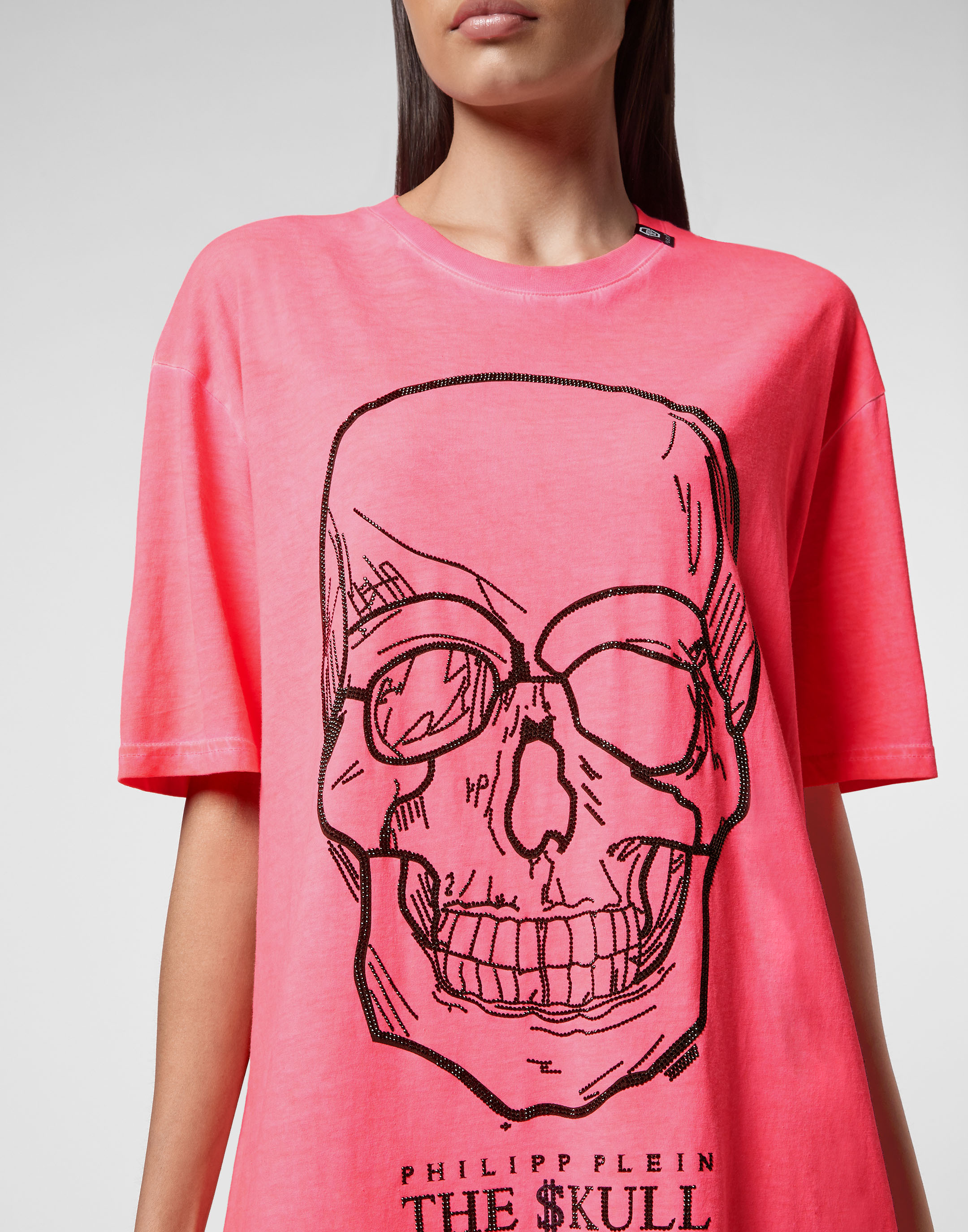 pink skull t shirt