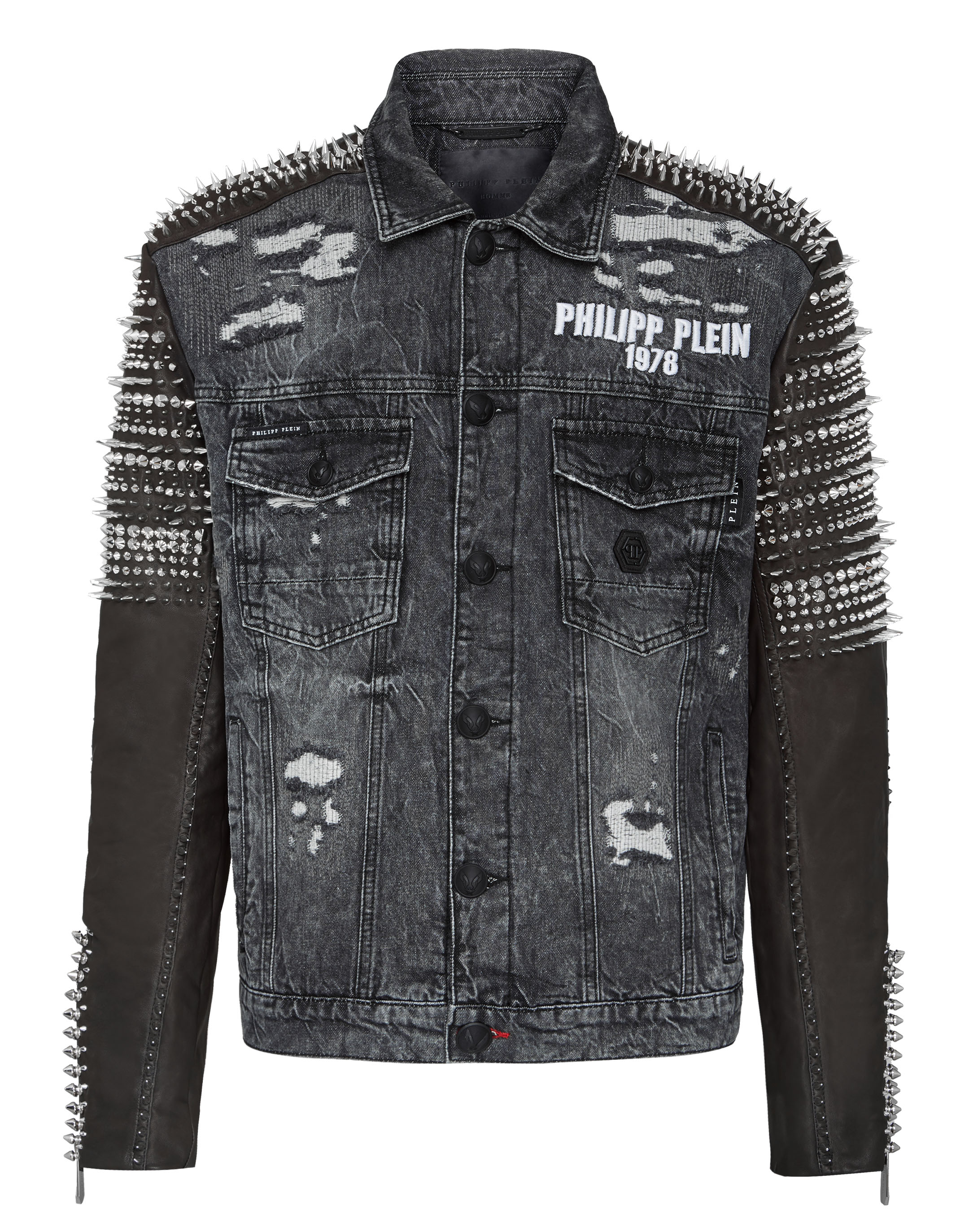 philipp plein denim shirt