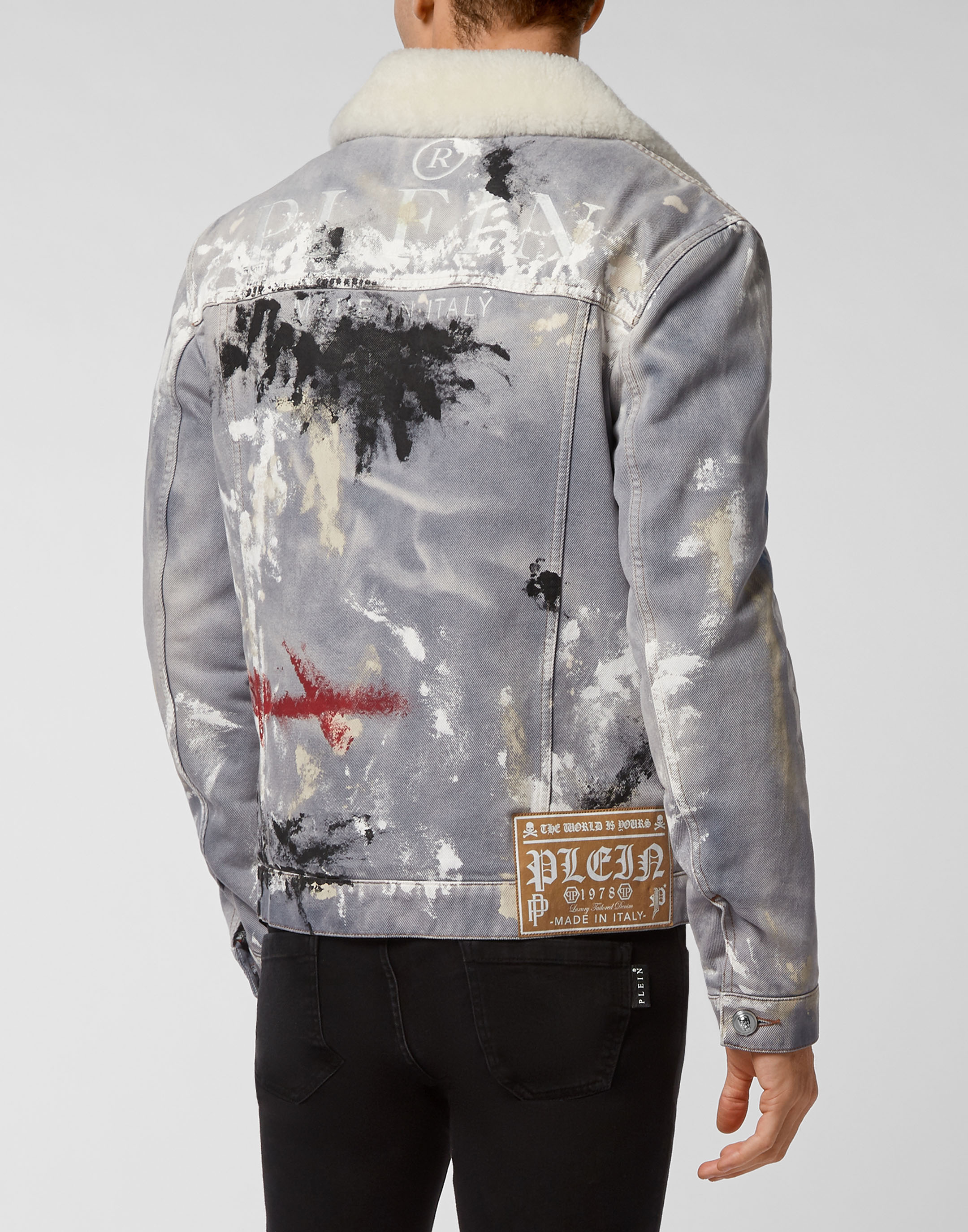 Hoodie Denim Jacket  Philipp Plein Outlet