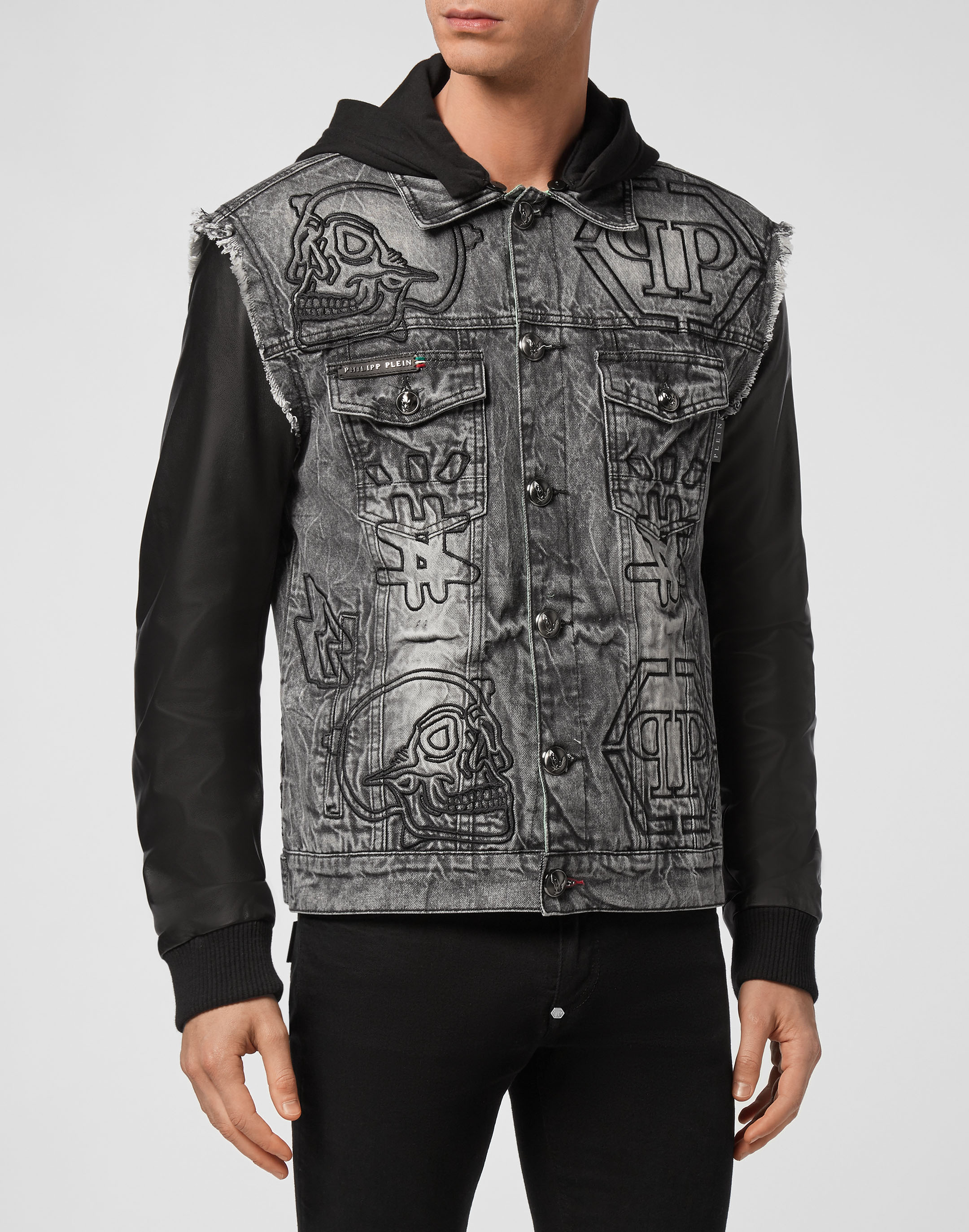 Monogram DNA Denim Jacket - Luxury Black