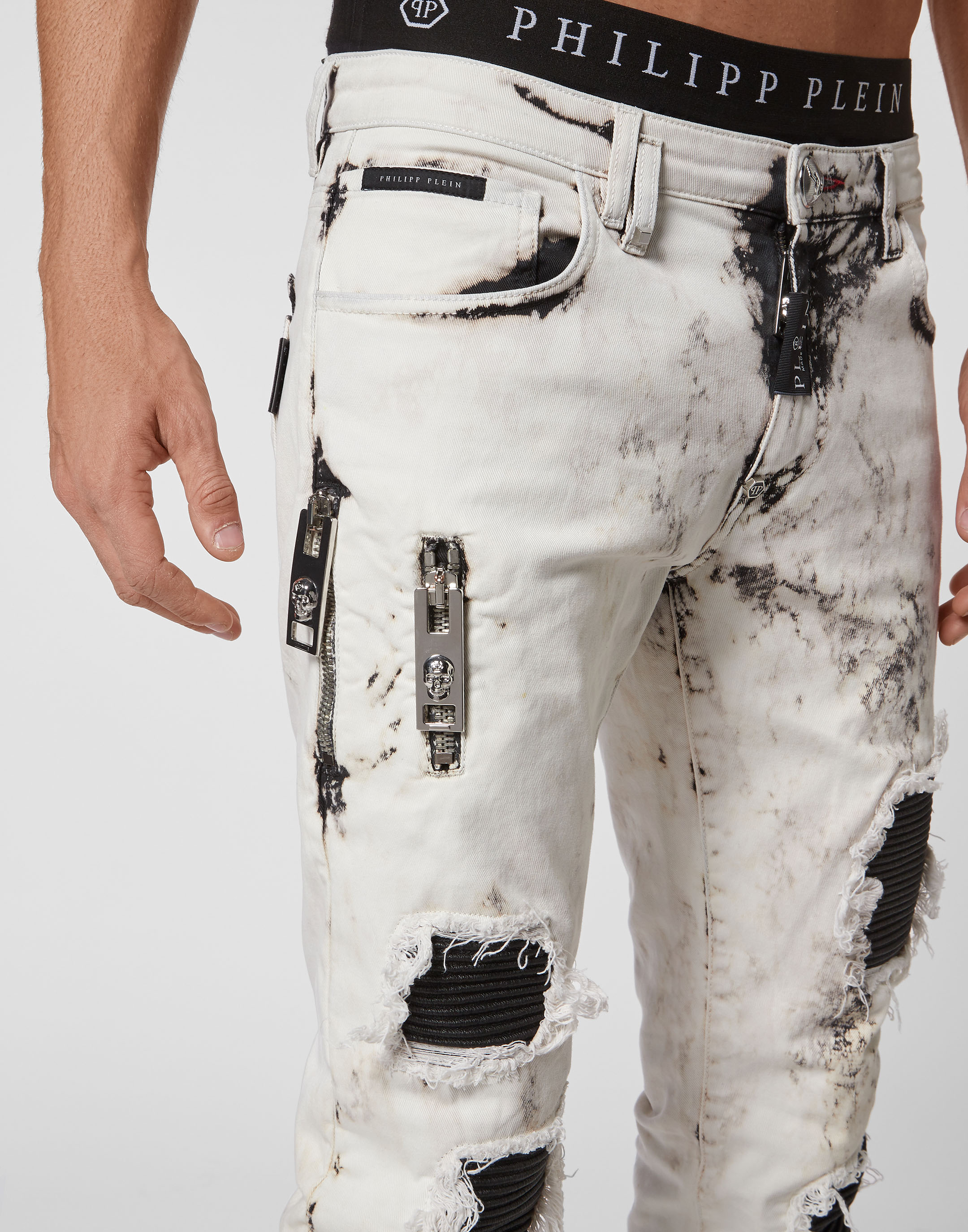 stijfheid Publicatie heuvel Denim Trousers Rock Star fit | Philipp Plein