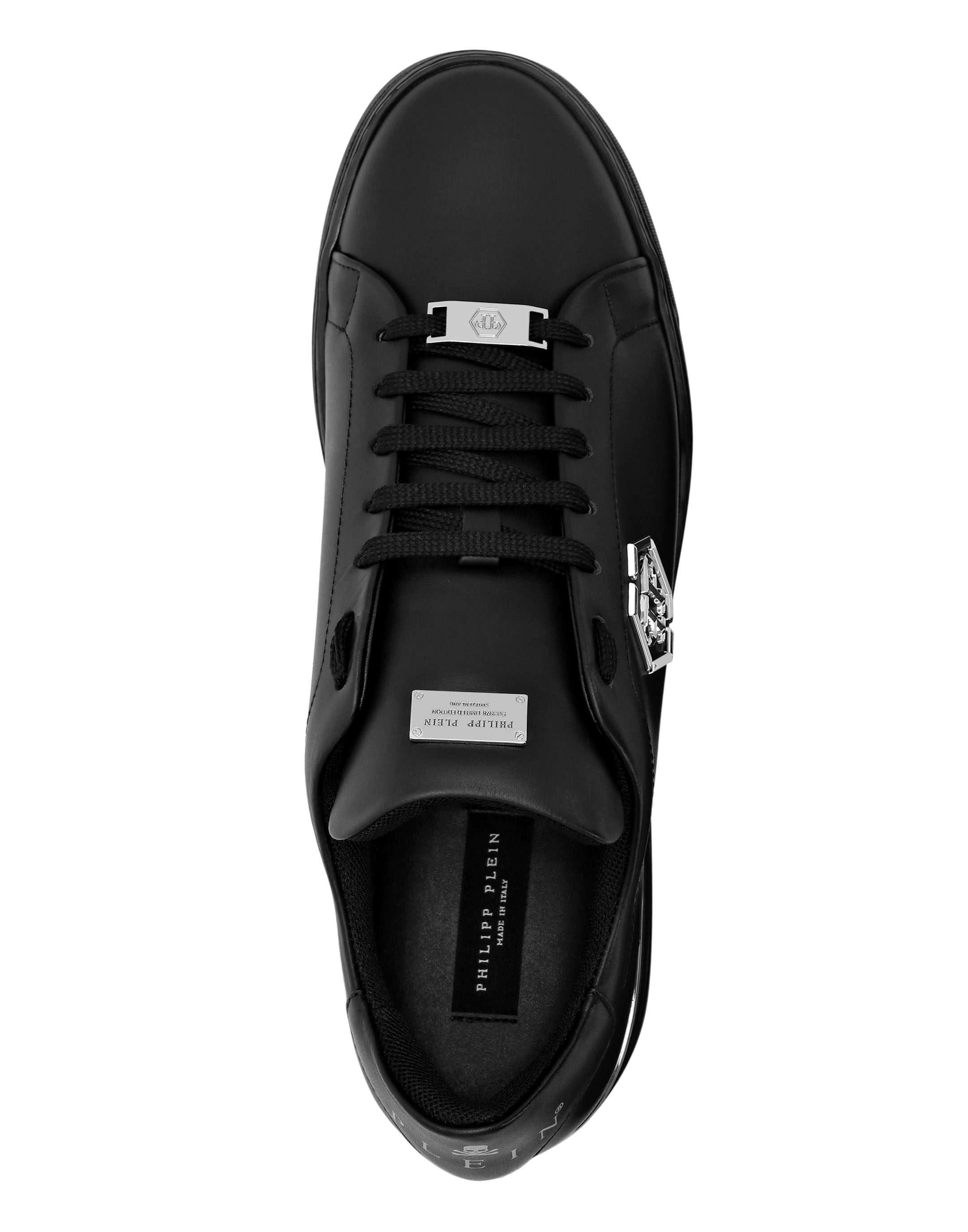 Verplicht Detecteren Wiegen Leather Lo-Top Sneaker Hexagon | Philipp Plein