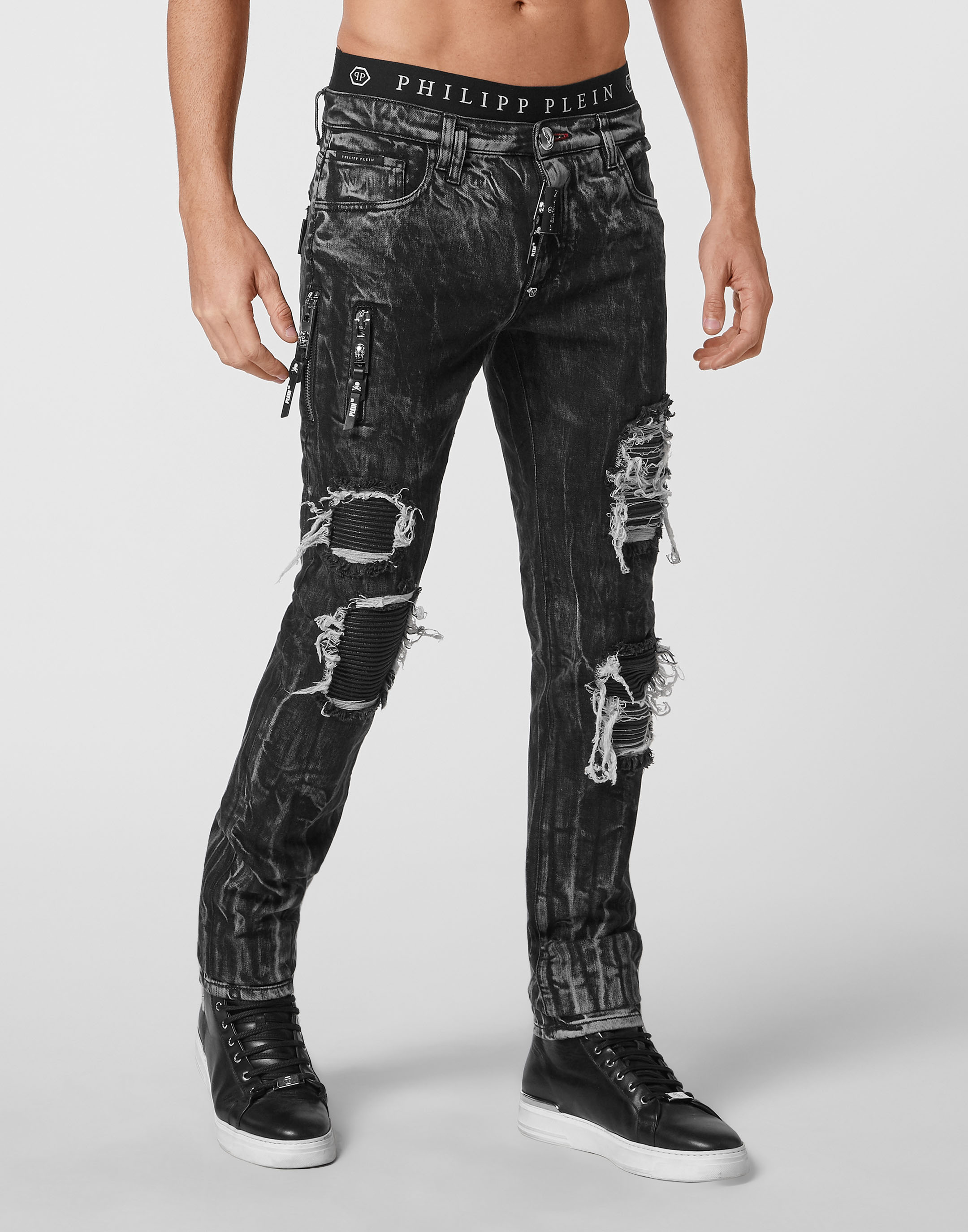 Denim Trousers Rock Star Fit Philipp Plein | lupon.gov.ph