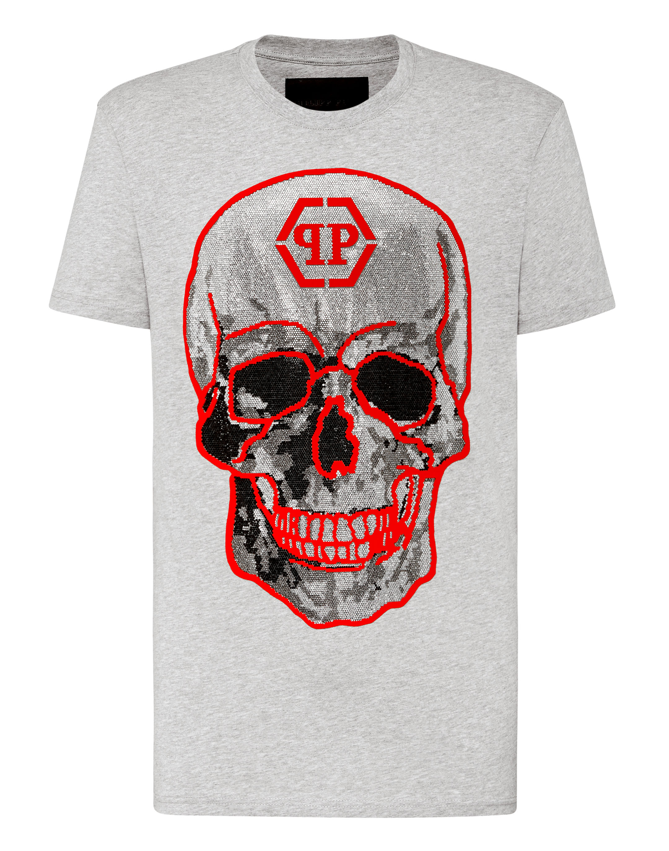 T-shirt Round Neck SS Crystal Skull 
