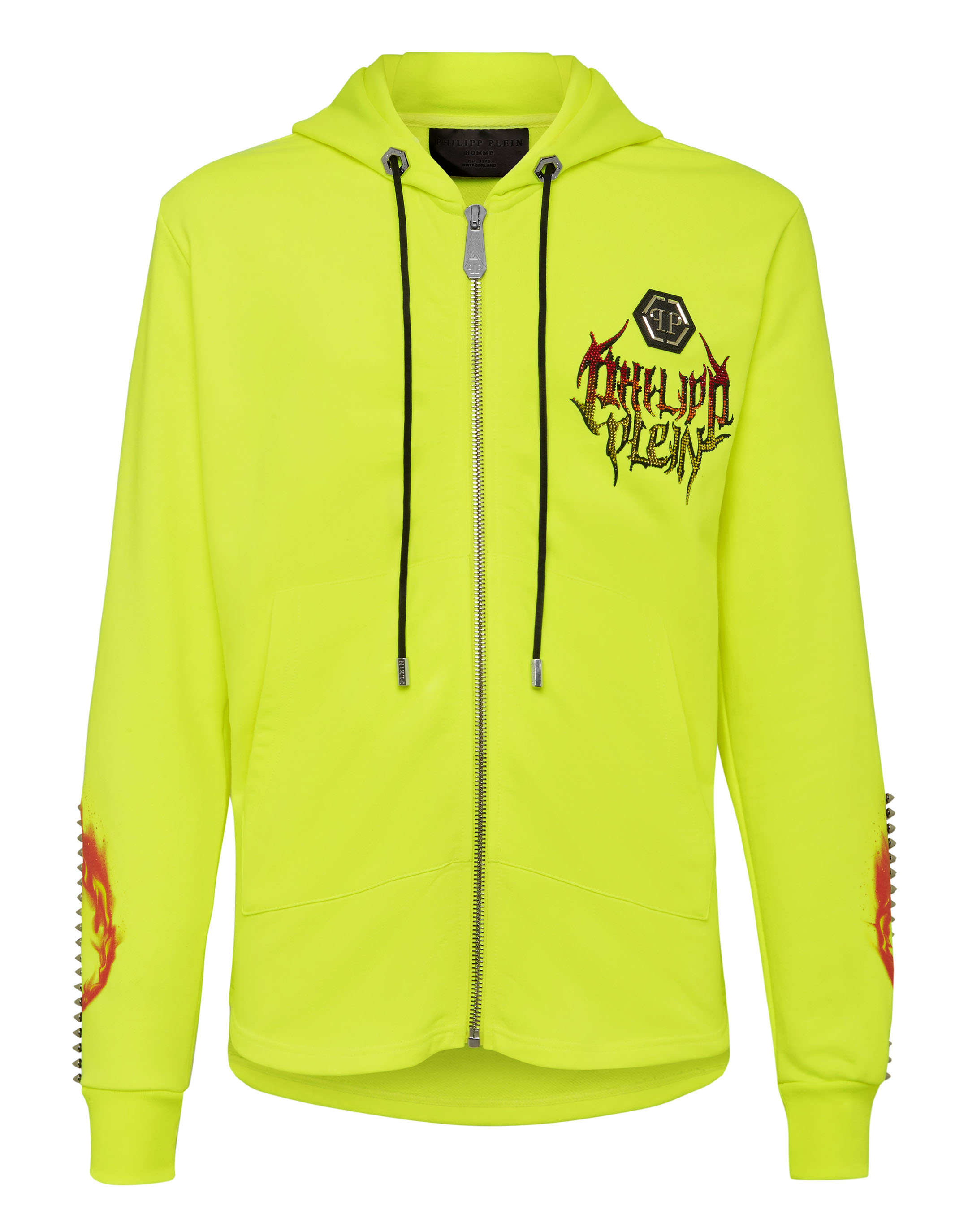 philipp plein yellow hoodie