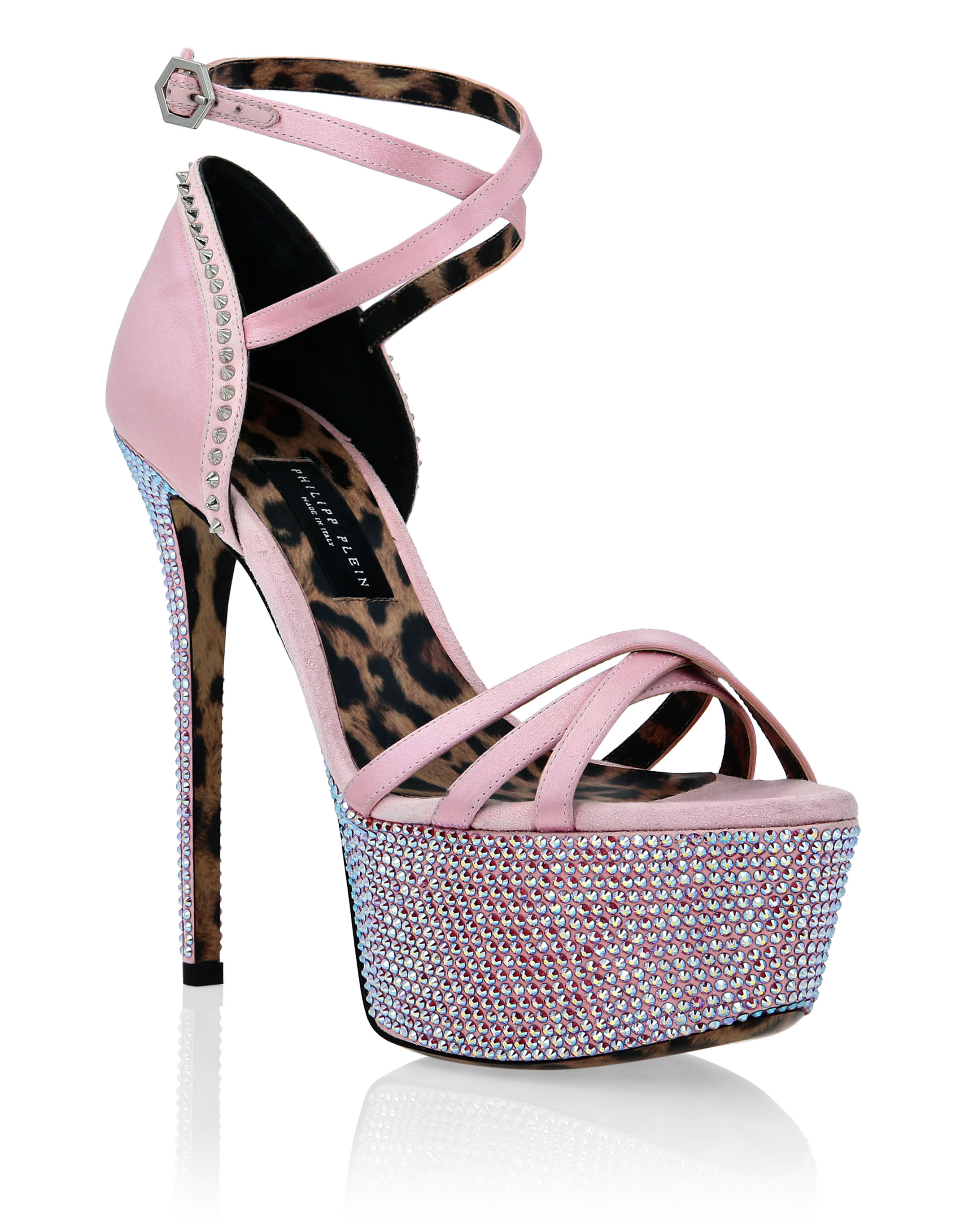 Crystal Platform Sandals Philipp Plein