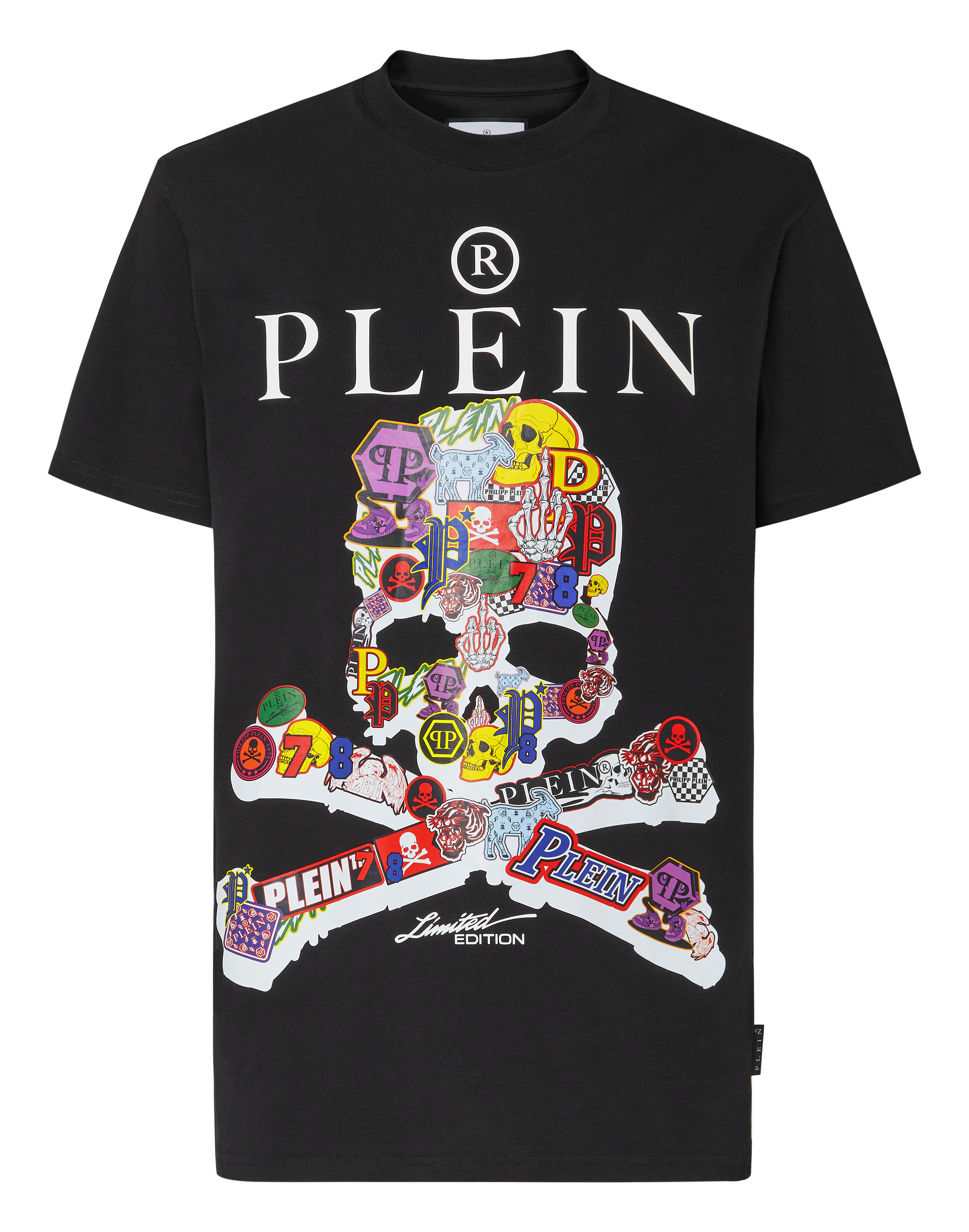 Ziekte Specimen hoog T-shirt Round Neck SS Skull and Plein | Philipp Plein