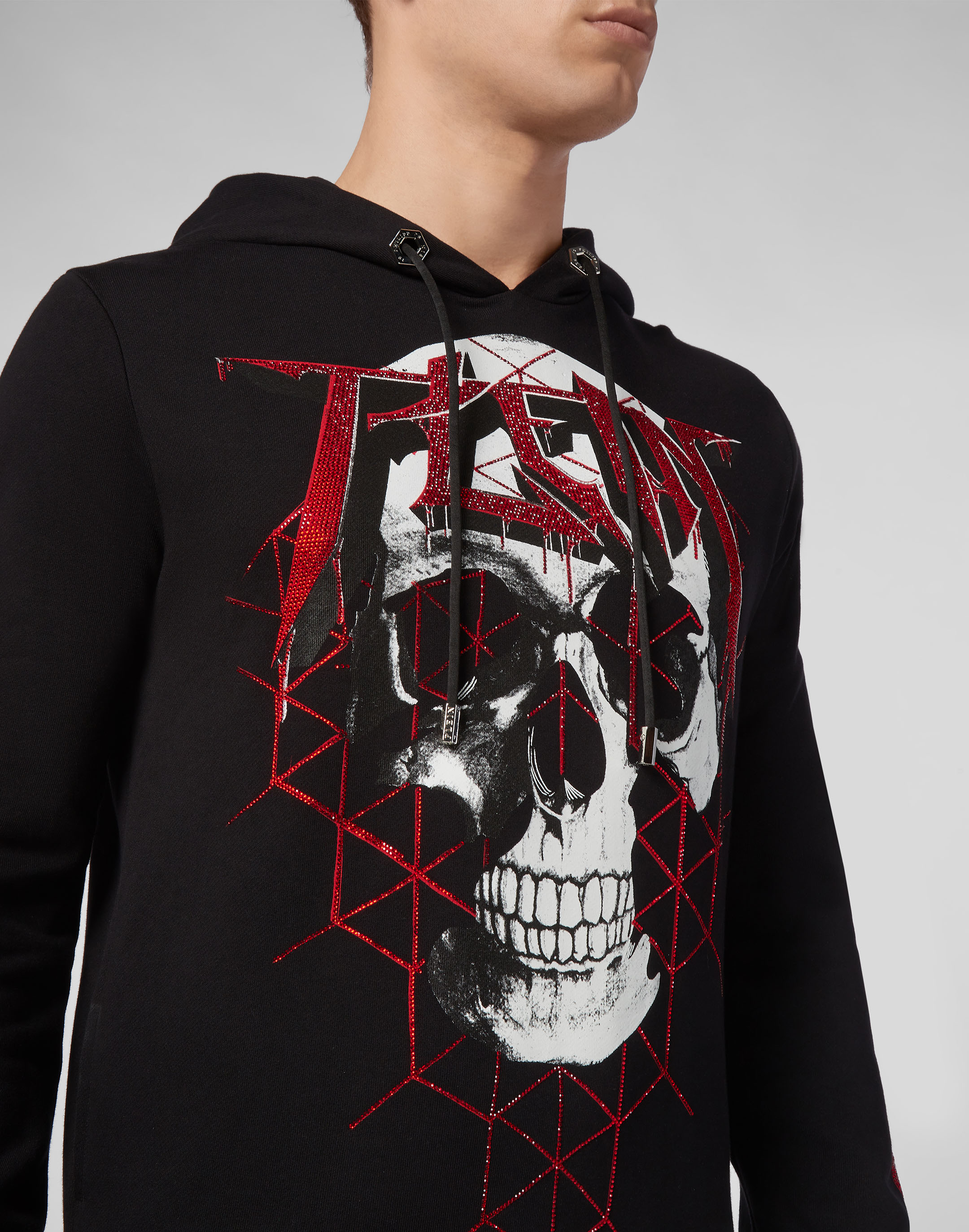 lunch seks Actuator Hoodie sweatshirt Skull crystal | Philipp Plein