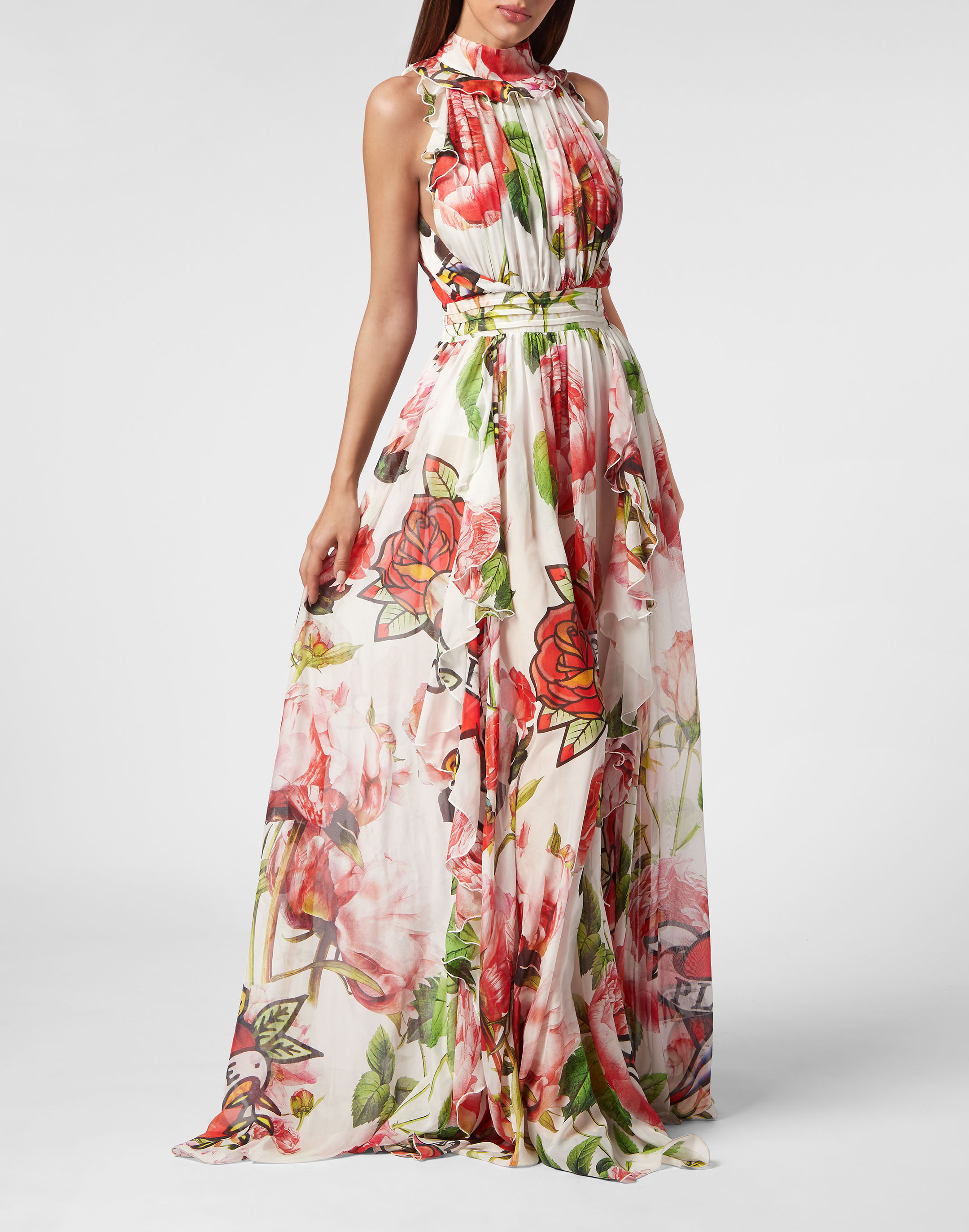Silk on sale chiffon dress