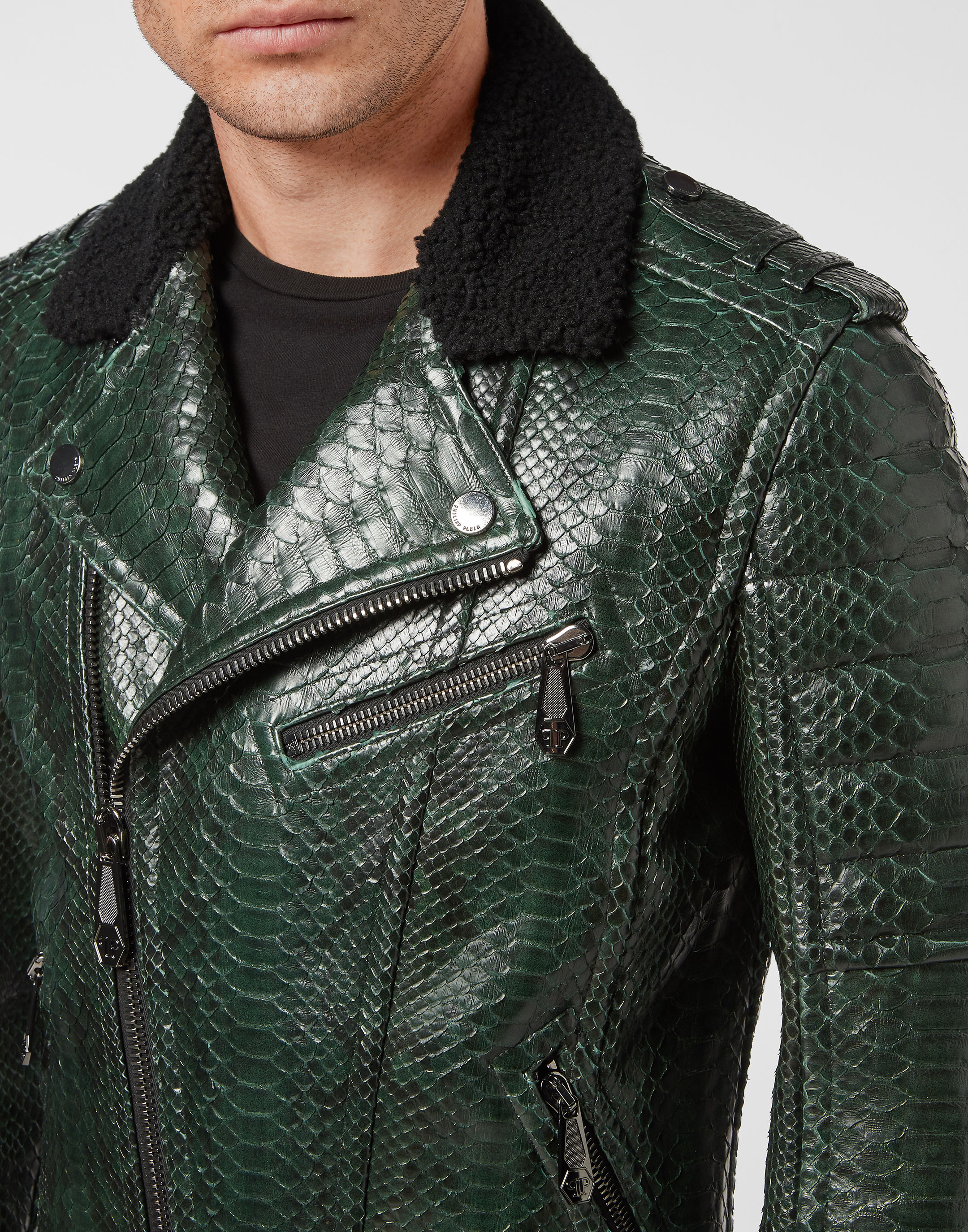 Python Biker Jacket | Philipp Plein