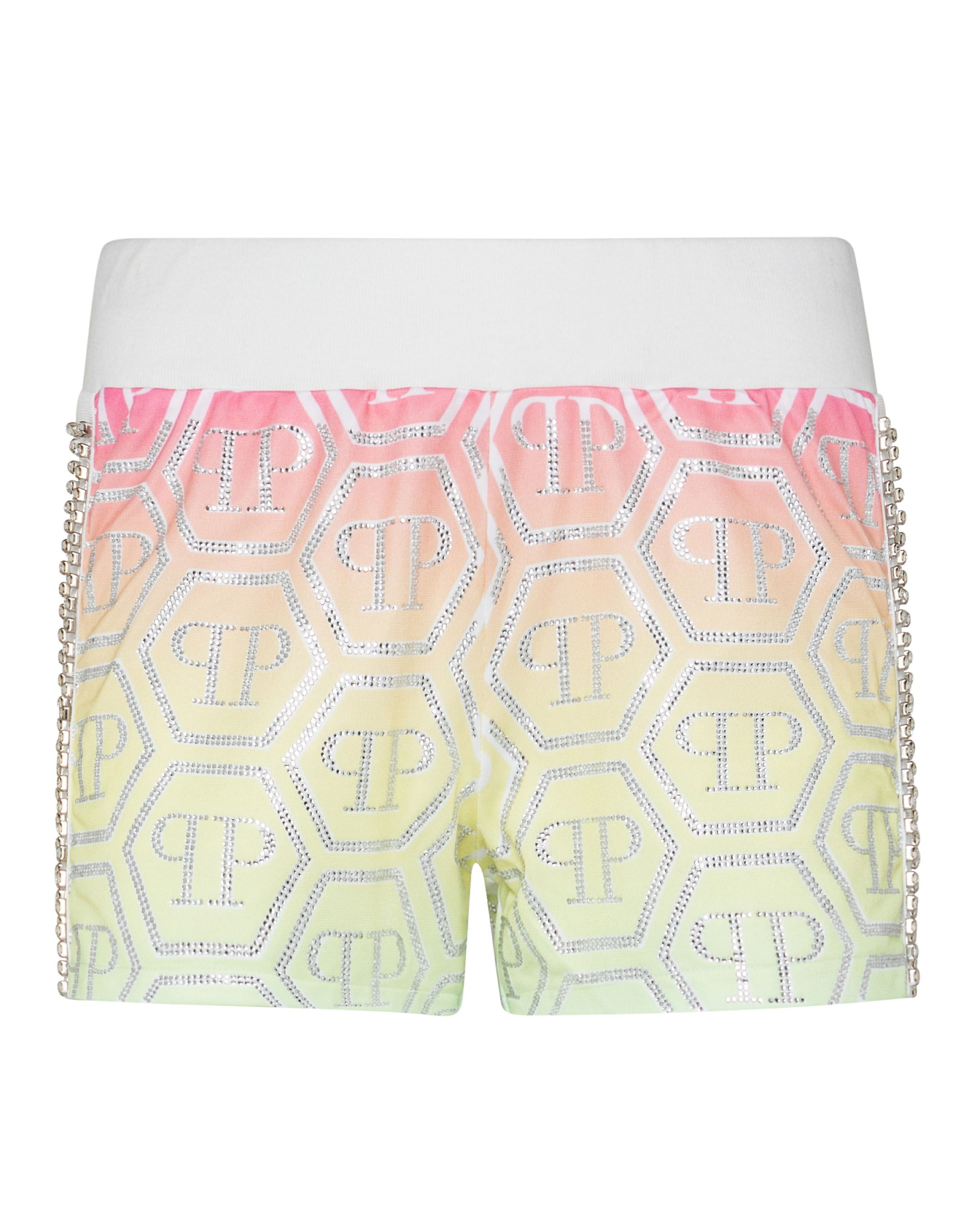 pink jogger shorts