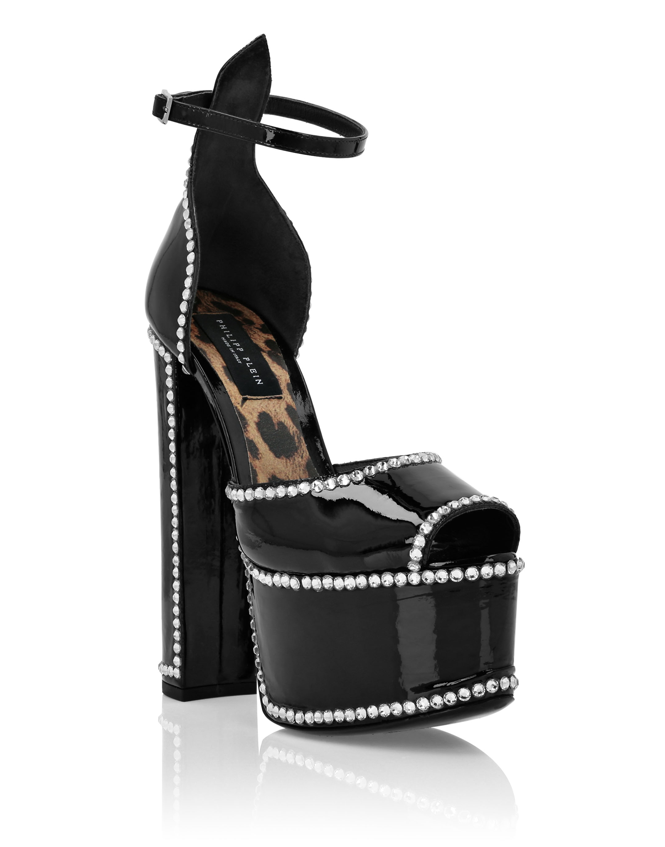 Philipp Plein studded leather sandals - Black