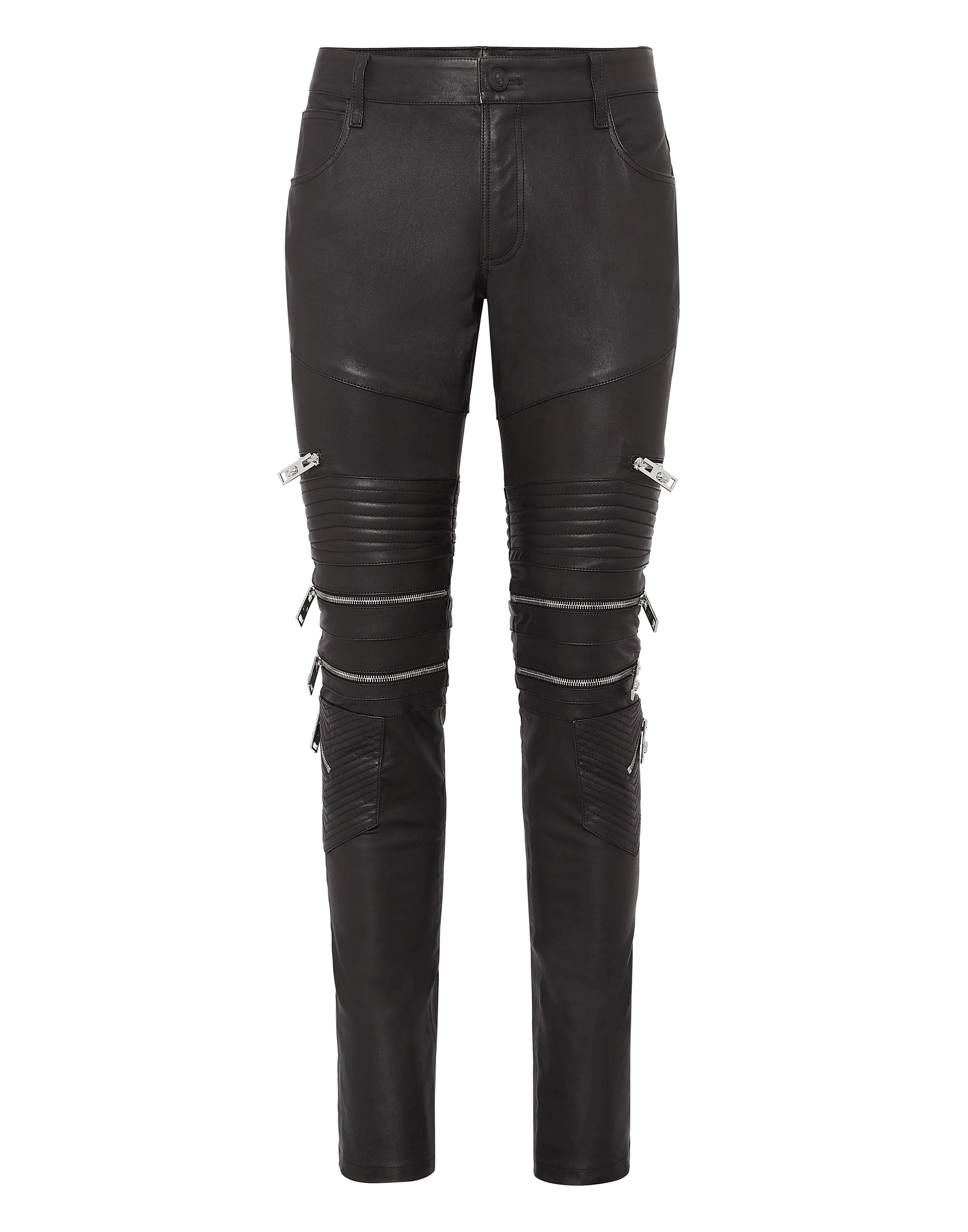 Leather Biker Trousers | Philipp Plein