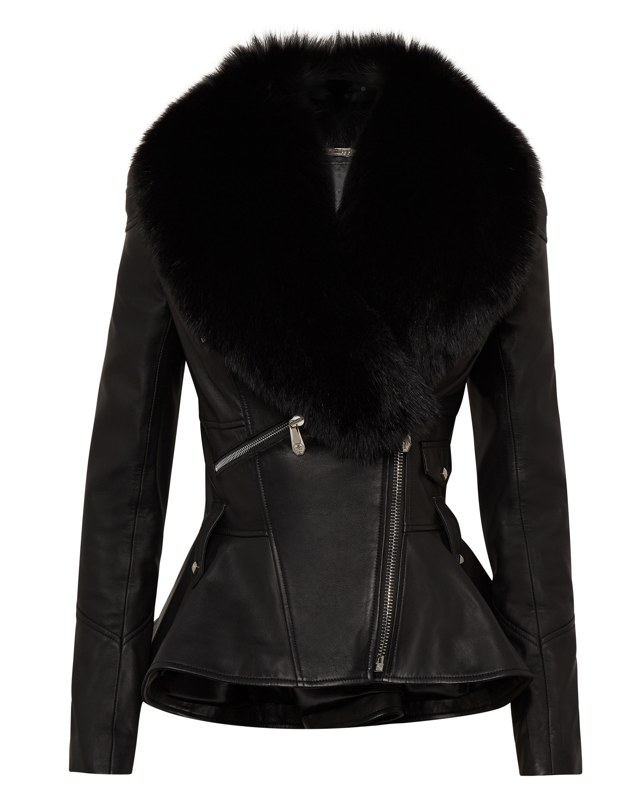 philipp plein jacket leather