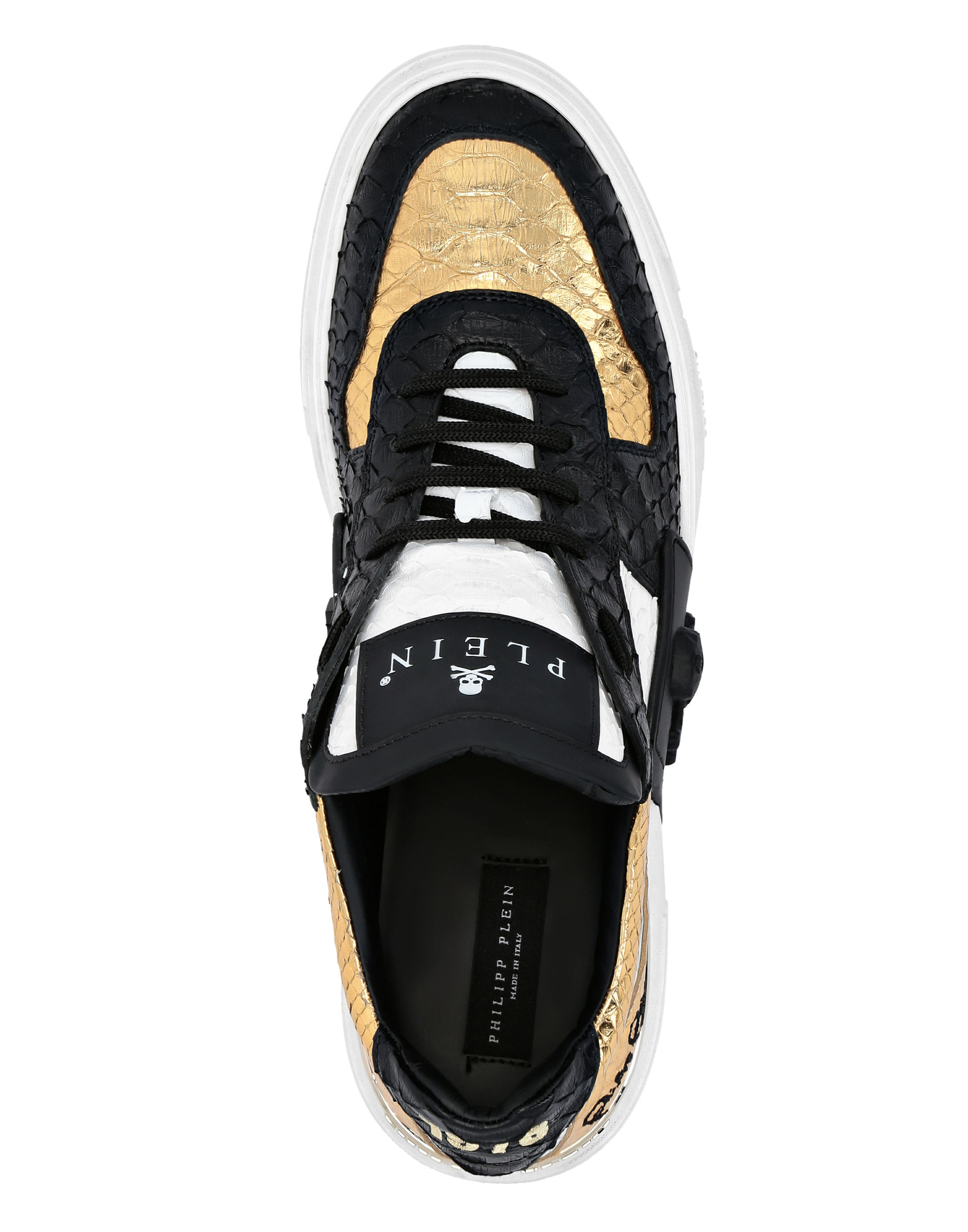 PHANTOM KICK$ Lo-Top Sneakers Gold 