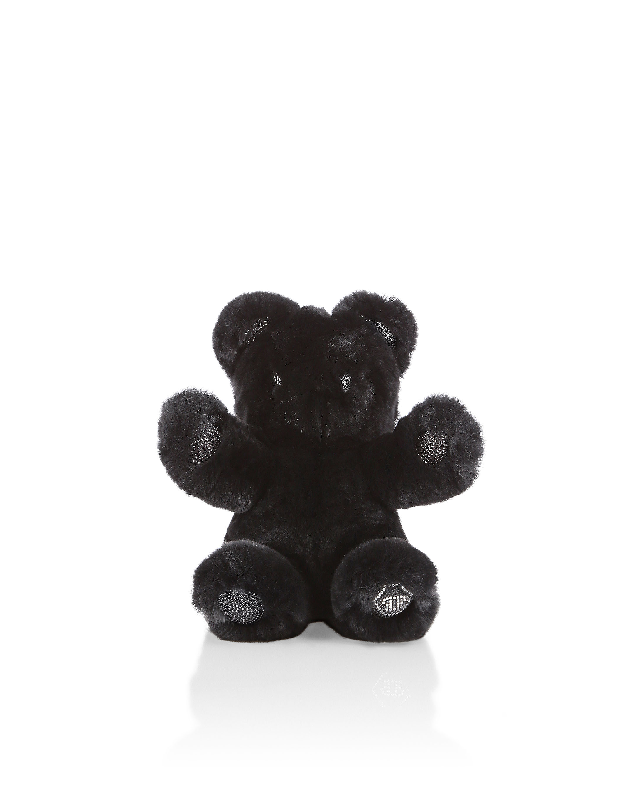 all black teddy bear