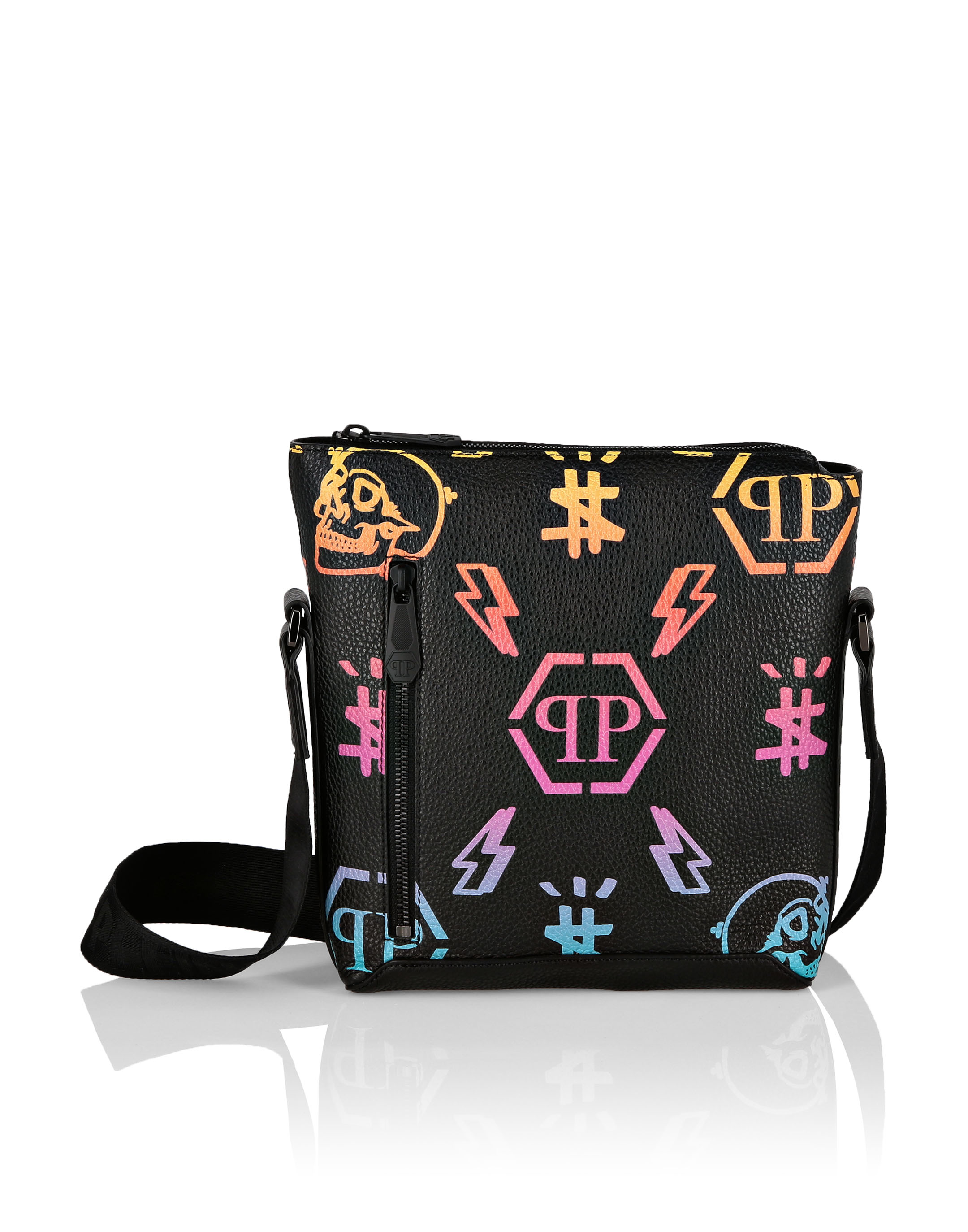 Leather Cross body printed Monogram