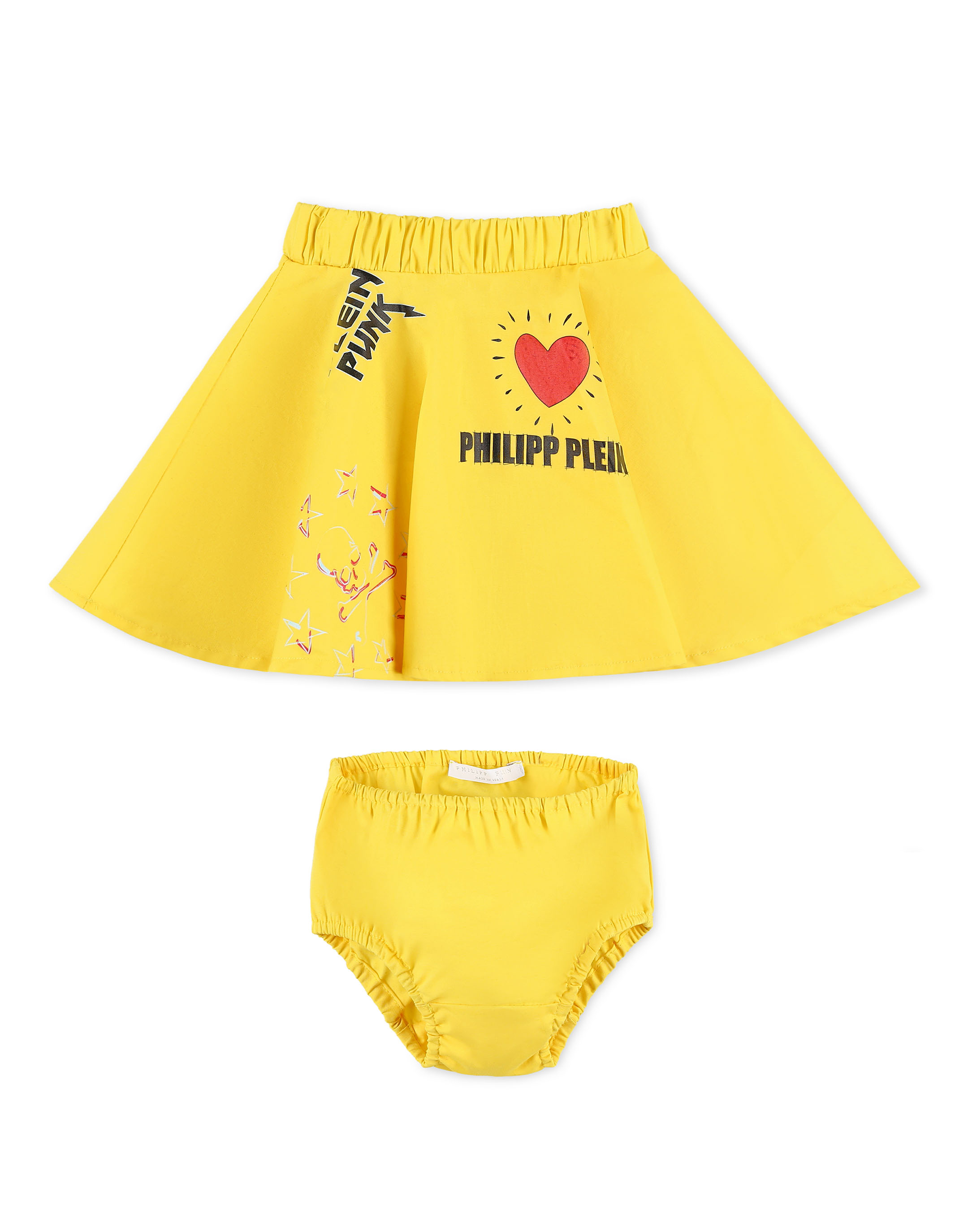 Ropa para niños - camiseta amarilla niña Philipp Plein