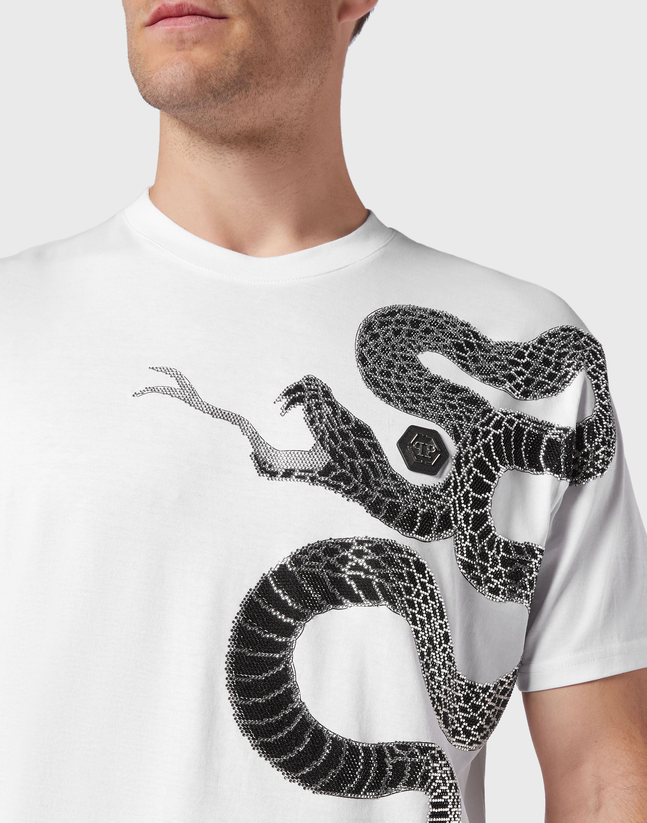 T-shirt Round Neck SS Snake | Philipp Plein